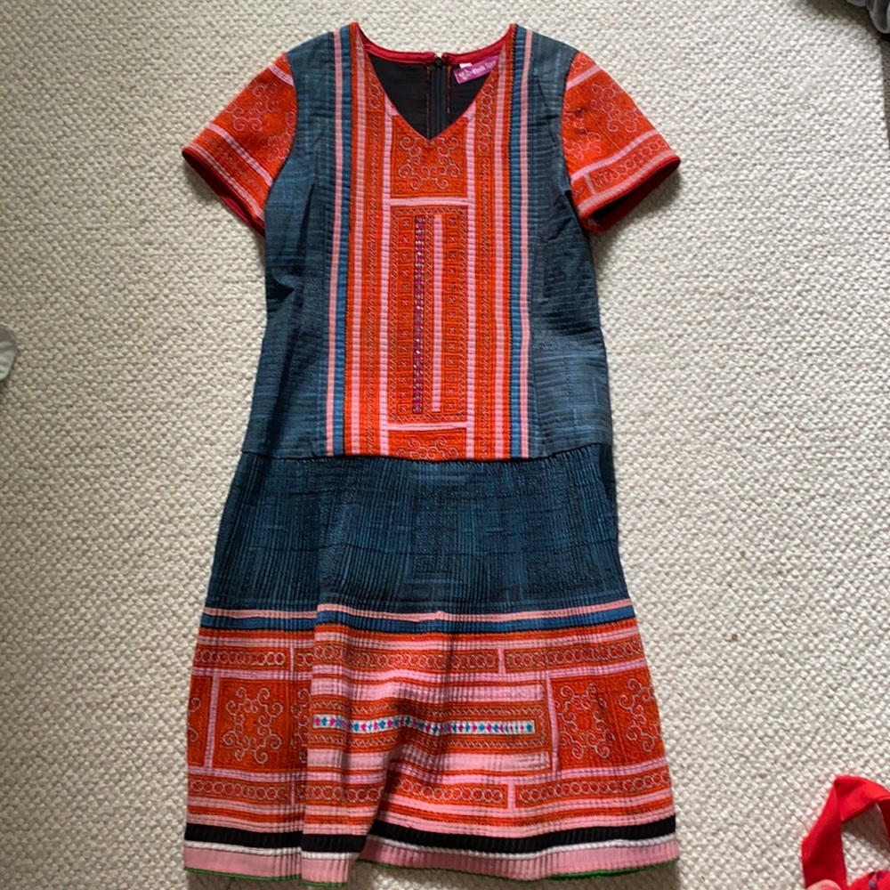 Etnik spring dress sz s